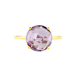 Bague Solitaire Armantia Or Jaune Amethyste - Bagues solitaires Femme | Histoire d&rsquo;Or