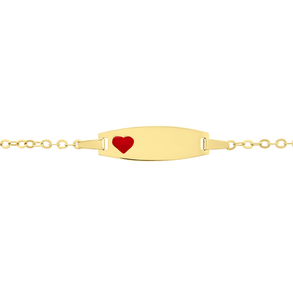 Bracelet Identité Gaspardine Maille Forçat Or Jaune - Bracelets Communion Enfant | Histoire d’Or
