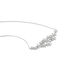 Collier Midnight Flower Argent Blanc Oxyde De Zirconium - Colliers Femme | Histoire d’Or