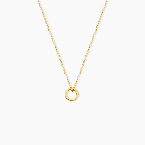 Collier Fino Acier Jaune -  Femme | Histoire d’Or