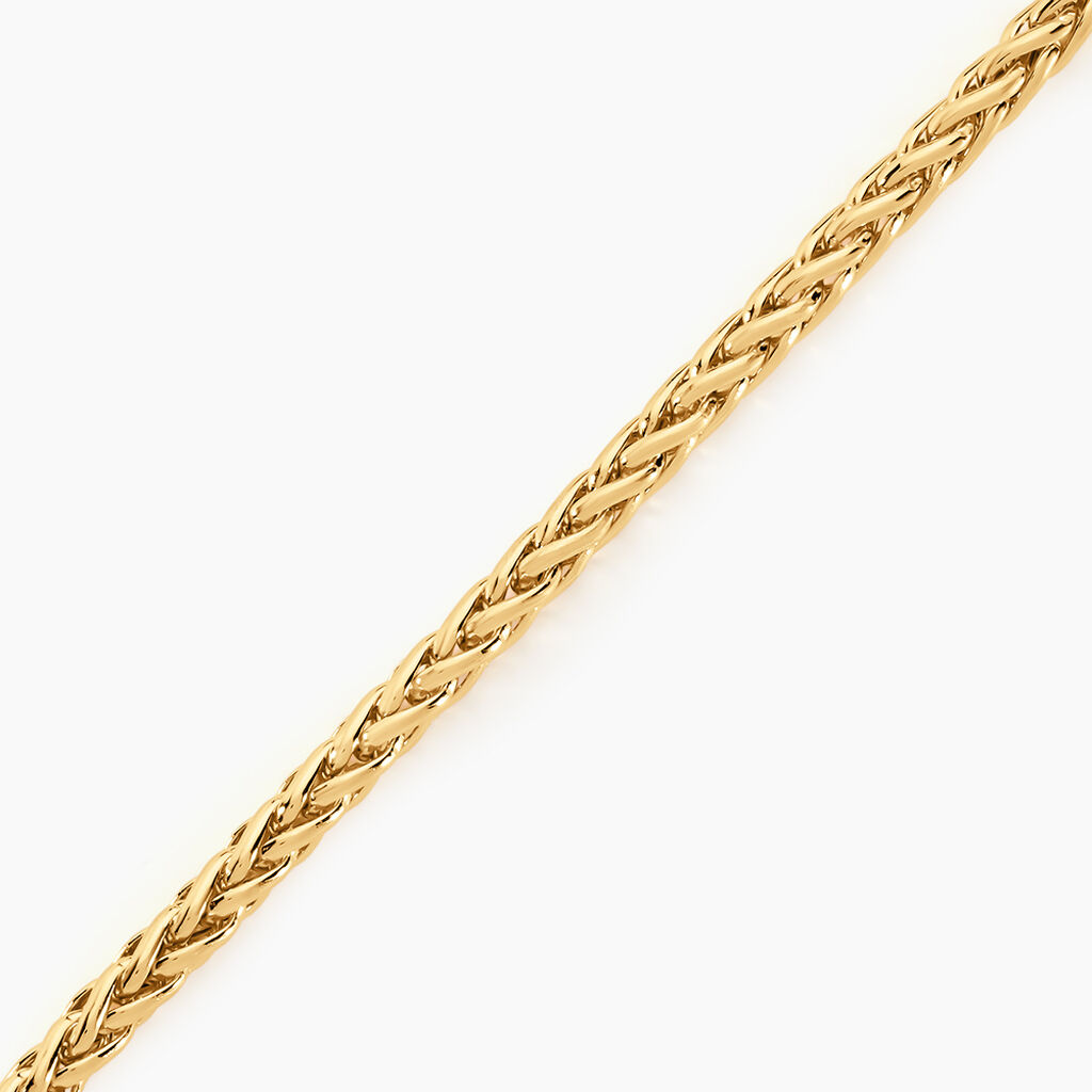 Bracelet Jayna Maille Palmier Or Jaune - Bracelets chaîne Femme | Histoire d’Or