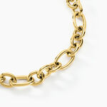 Collier Oasia Acier Jaune - Bijoux sans pierre Femme | Histoire d&rsquo;Or