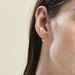 Boucles D'oreilles Puces Or Rose Clothilde Quartz - Boucles d'Oreilles Coeur Femme | Histoire d’Or