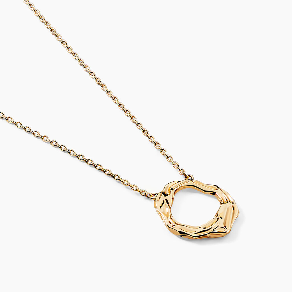 Collier Or&eacute;e Plaqu&eacute; Or Jaune - Colliers Femme | Histoire d&rsquo;Or