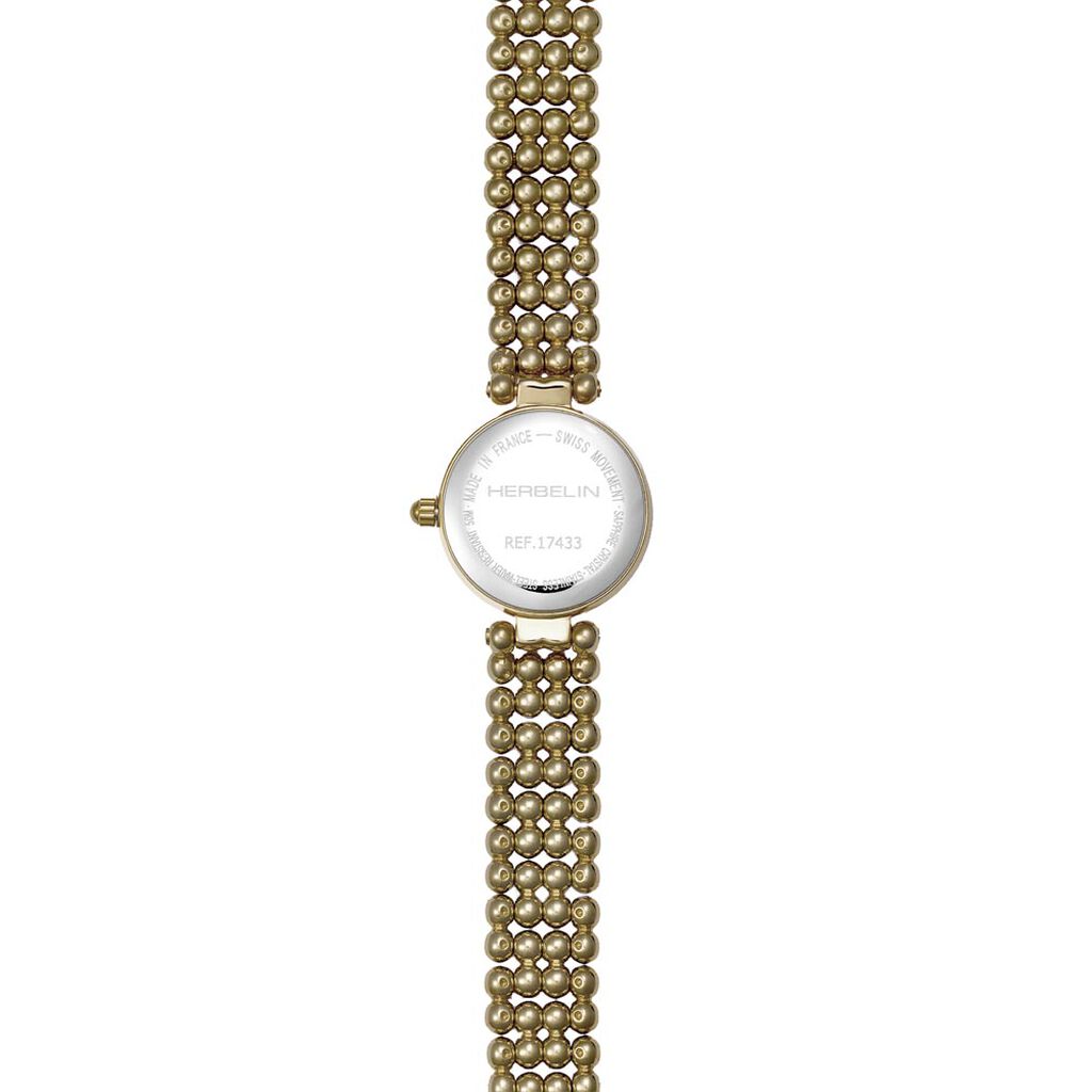 Montre Herbelin Perles Nacre Blanche - Id&eacute;es cadeaux Femme | Histoire d&rsquo;Or