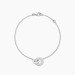 Bracelet Anjeza Argent Blanc - Bracelets Femme | Histoire d&rsquo;Or