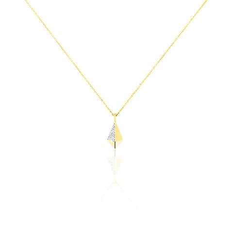 Collier Lizia Or Jaune Diamant - Colliers Femme | Histoire d’Or