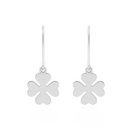 Boucles D'oreilles Pendantes Naomie Argent Blanc - Boucles d'oreilles fantaisie Femme | Histoire d’Or