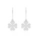 Boucles D'oreilles Pendantes Naomie Argent Blanc - Boucles d'oreilles fantaisie Femme | Histoire d’Or