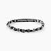 Bracelet Jourdan Acier Noir - Bracelets cordon Homme | Histoire d&rsquo;Or