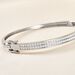 Bracelet Jonc Carinne Argent Blanc Oxyde De Zirconium - Bracelets joncs Femme | Histoire d’Or