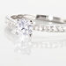 Bague Solitaire Hemera Or Blanc Diamant - Bagues solitaires Femme | Histoire d’Or