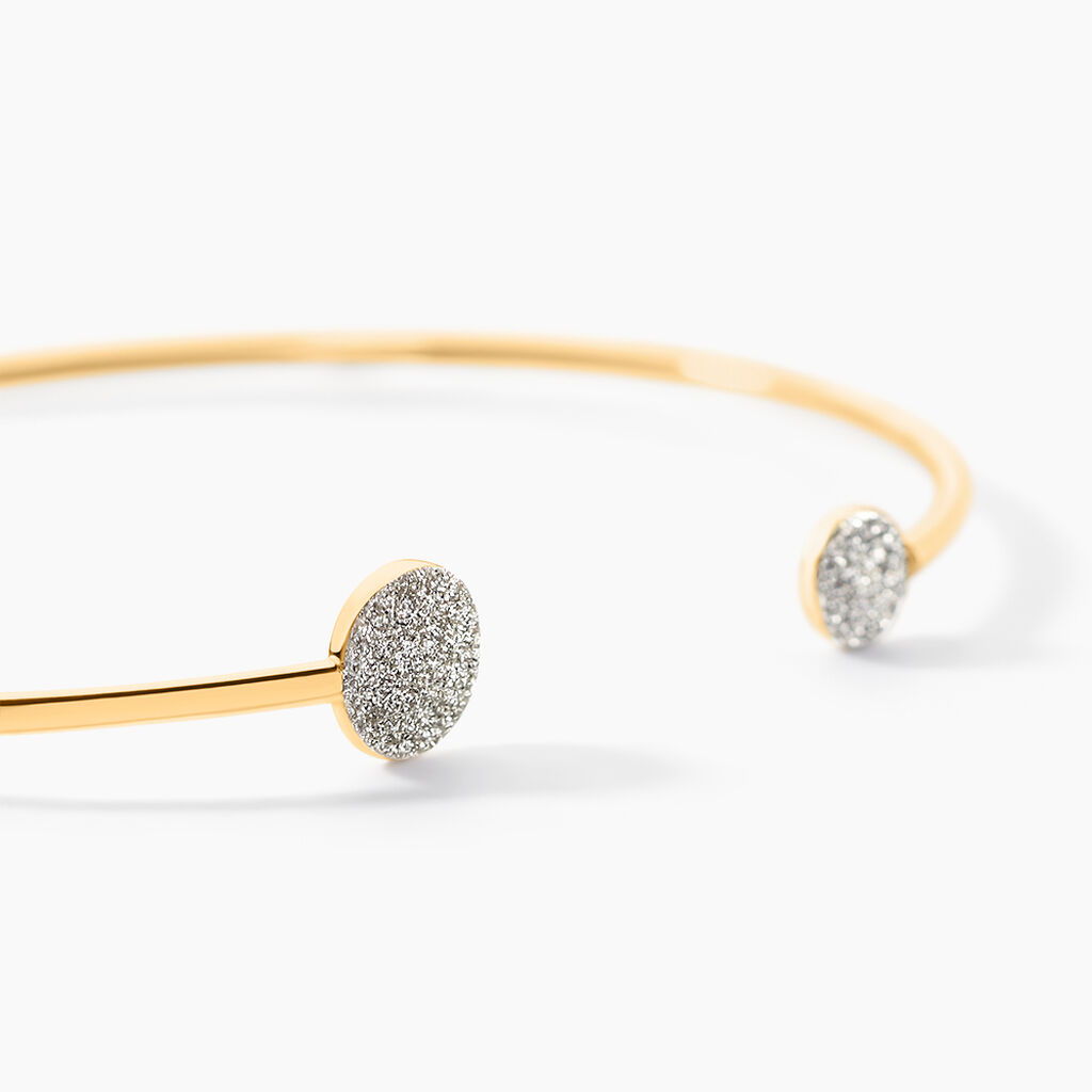 Bracelet Jonc Ileana Or Jaune - Bracelets joncs Femme | Histoire d&rsquo;Or