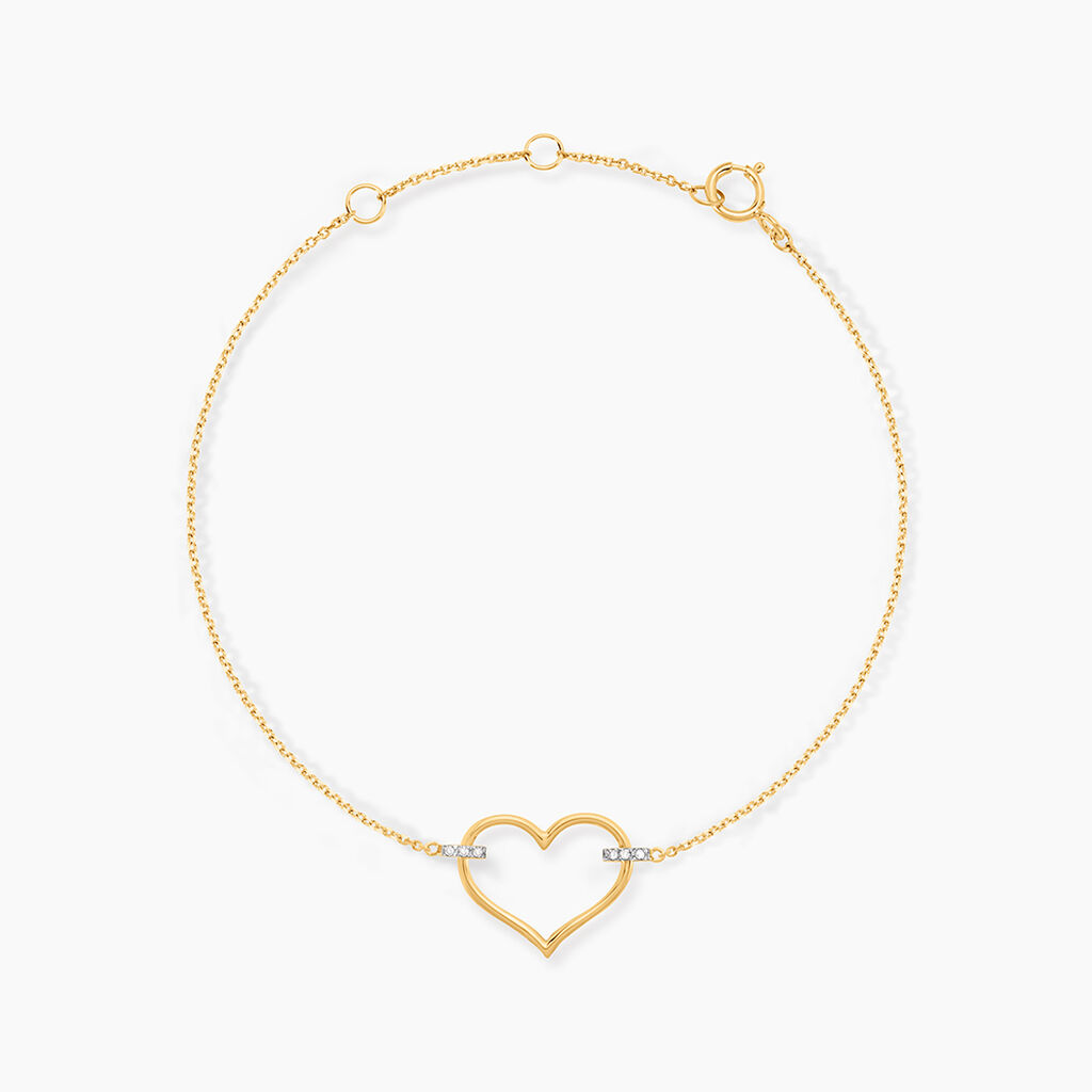 Bracelet Laila Or Jaune Diamant - Bracelets Femme | Histoire d&rsquo;Or