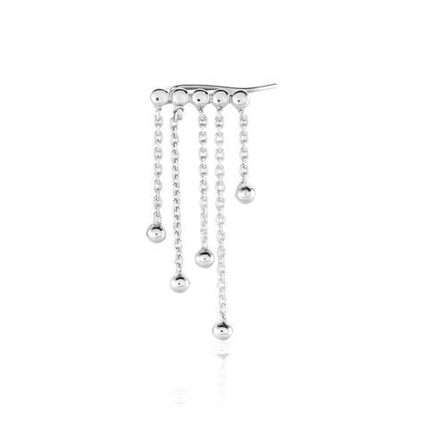 Bijou D'oreille Unitaire Fancy Argent Blanc - Boucles d'oreilles fantaisie Femme | Histoire d’Or