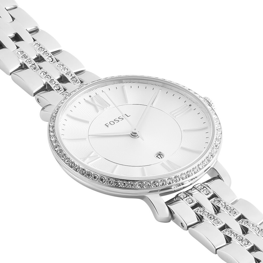 Montres Fossil ES3545 Acier Boucle déployante simple Strass Ronde Blanc  Ronde - HIMFBQF0G00 • Histoire d'Or