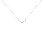 Collier Bartoumieu Argent Blanc Oxyde De Zirconium - Colliers fantaisie Femme | Histoire d&rsquo;Or