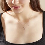 Collier Canice Croix Or Jaune Diamant - Colliers Femme | Histoire d&rsquo;Or