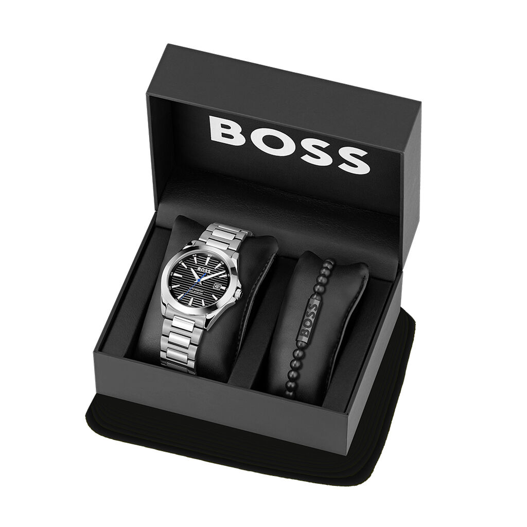 Coffret De Montre Boss Strike Noir - Montres Homme | Histoire d’Or
