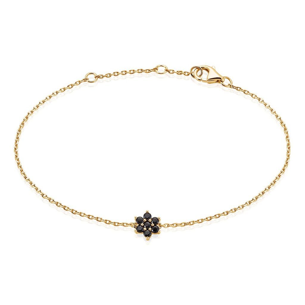 Bracelet Midnight Royalty Plaqué Or Jaune Pierre De Synthèse - Bracelets Femme | Histoire d’Or