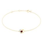 Bracelet Eliana Or Jaune Rhodolite Oxyde De Zirconium - Bracelets Femme | Histoire d&rsquo;Or