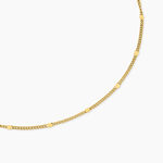 Collier Callista Acier Jaune - Bijoux sans pierre Femme | Histoire d&rsquo;Or