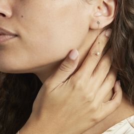 Boucles D'oreilles Pendantes Or Jaune Lucasta Perle De Culture - Boucles d'oreilles pendantes Femme | Histoire d’Or