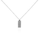 Collier Clement Acier Blanc Oxyde De Zirconium - Colliers fantaisie Homme | Histoire d&rsquo;Or