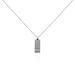 Collier Clement Acier Blanc Oxyde De Zirconium - Colliers fantaisie Homme | Histoire d’Or