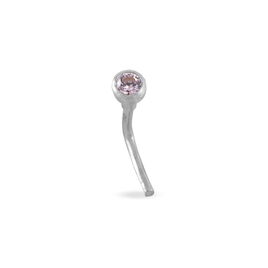 Piercing De Nez Fethi Serti Clos Or Blanc Oxyde De Zirconium - Bijoux Femme | Histoire d’Or