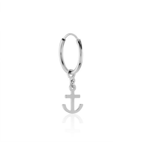 Créole Unitaire Argent Magnus - Boucles d'oreilles créoles Femme | Histoire d’Or
