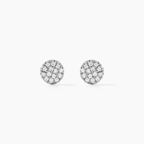 Boucles D'oreilles Puces Teani Or Jaune Diamant - Clous d'oreilles Femme | Histoire d&rsquo;Or