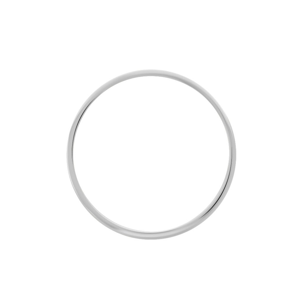 Alliance Julie Ruban Classique Platine Blanc - Alliances Unisex | Histoire d&rsquo;Or