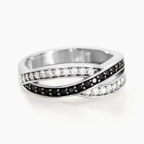 Bague Bethany Argent Blanc Oxyde De Zirconium - Bagues avec pierre Femme | Histoire d&rsquo;Or