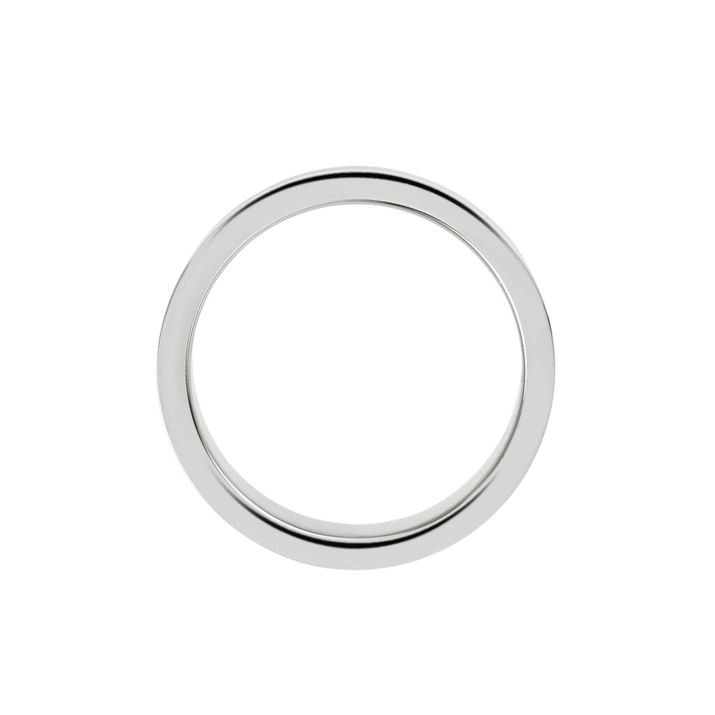 Bague Acier Blanc Walder - Bagues fantaisie Homme | Histoire d’Or