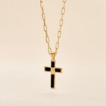 Collier Plaqu&eacute; Or Quadratu - Bijoux sans pierre Homme | Histoire d&rsquo;Or