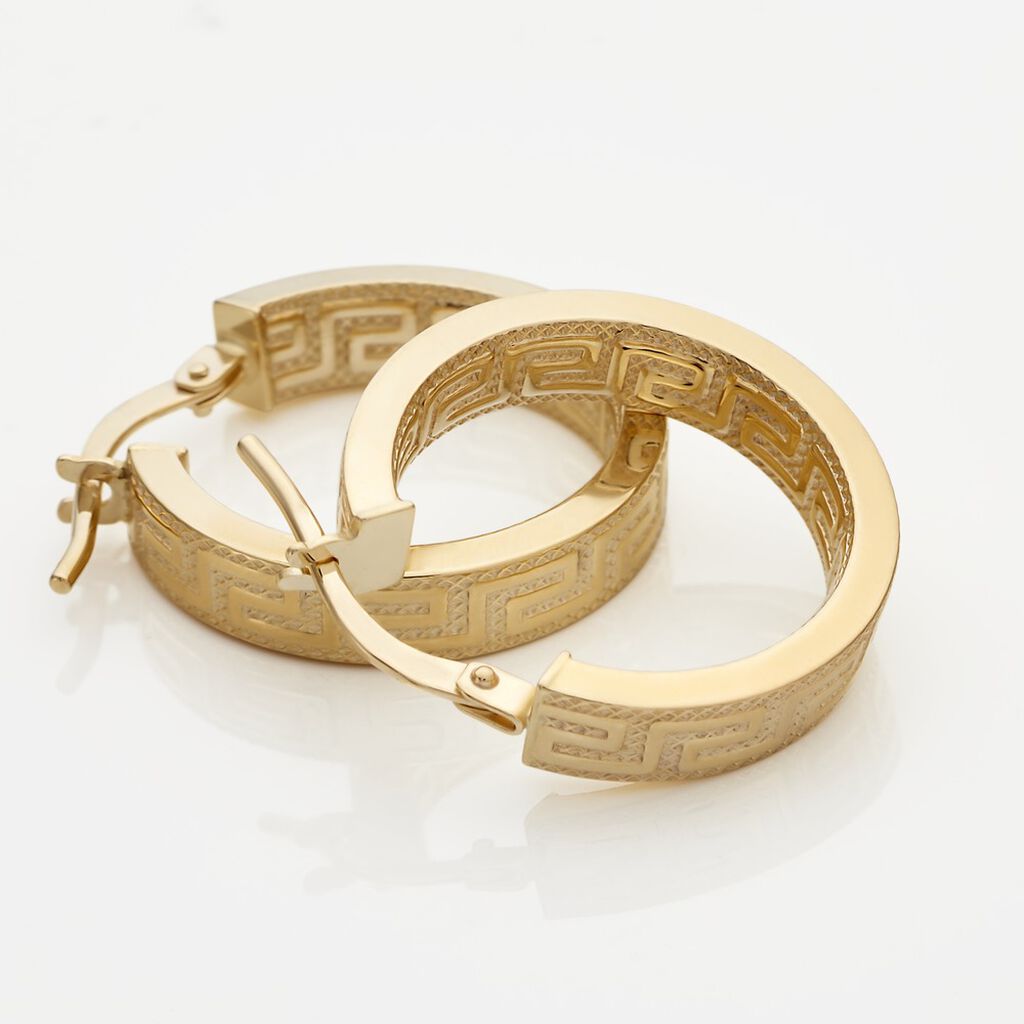Créoles Ugenie Or Jaune - Boucles d'oreilles créoles Femme | Histoire d’Or