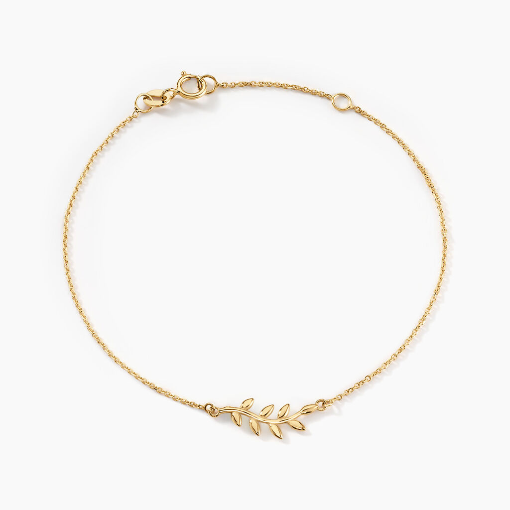 Bracelet Foliora Or Jaune - Bracelets Femme | Histoire d’Or