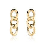 Boucles D'oreilles Hera Pendantes Acier Dor&eacute; - Boucles d'oreilles fantaisie Femme | Histoire d&rsquo;Or