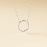 Collier Amene Or Blanc Diamant - Colliers Femme | Histoire d&rsquo;Or