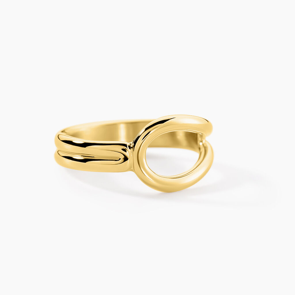 Bague Origin Acier Jaune - Bagues fantaisie Femme | Histoire d&rsquo;Or
