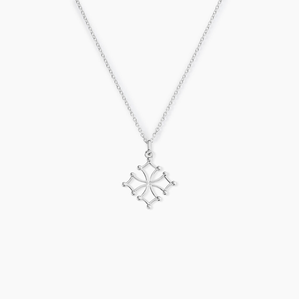 Pendentif Dajo Argent Blanc - Pendentifs Communion Famille | Histoire d&rsquo;Or