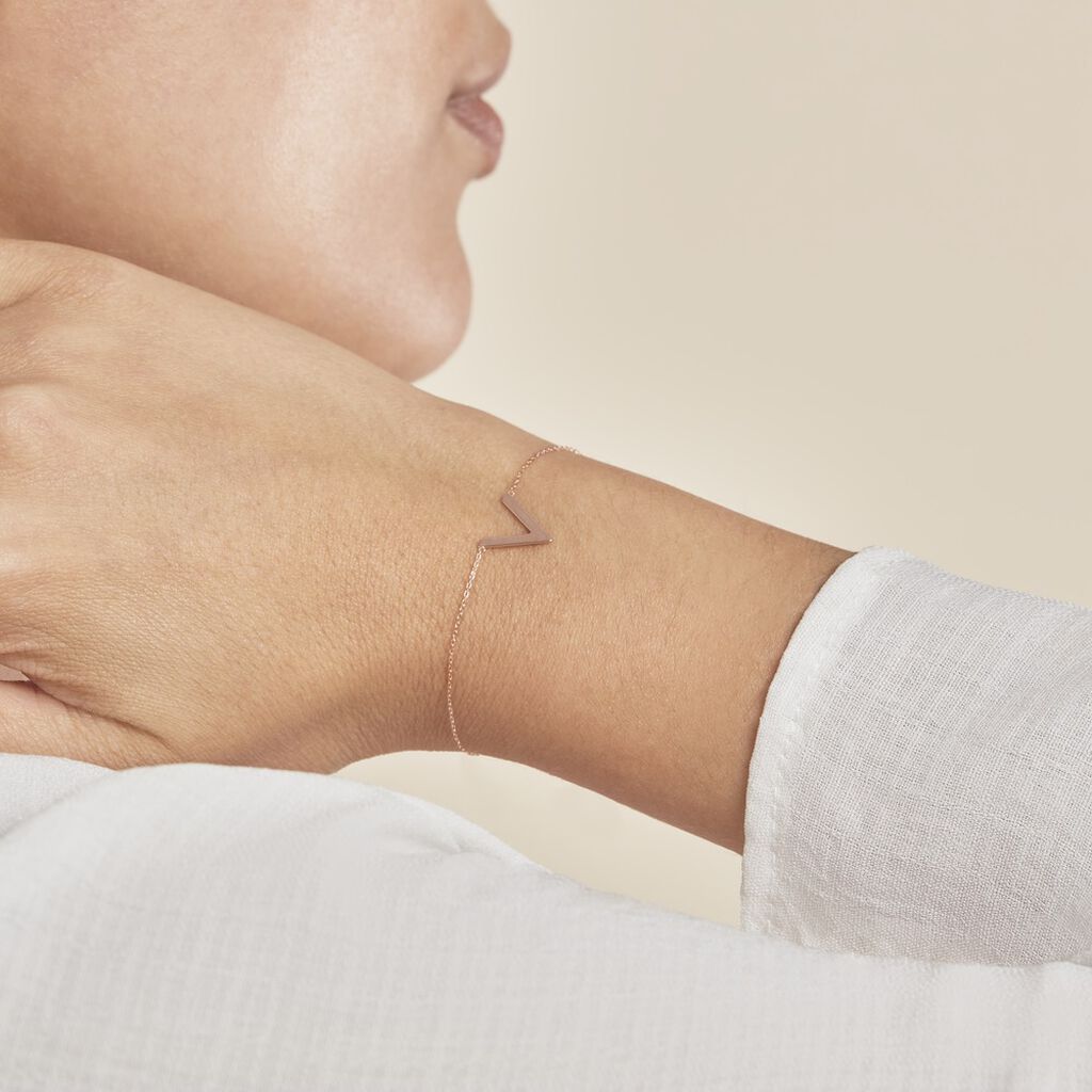 Bracelet Celene Or Rose - Bracelets Femme | Histoire d’Or