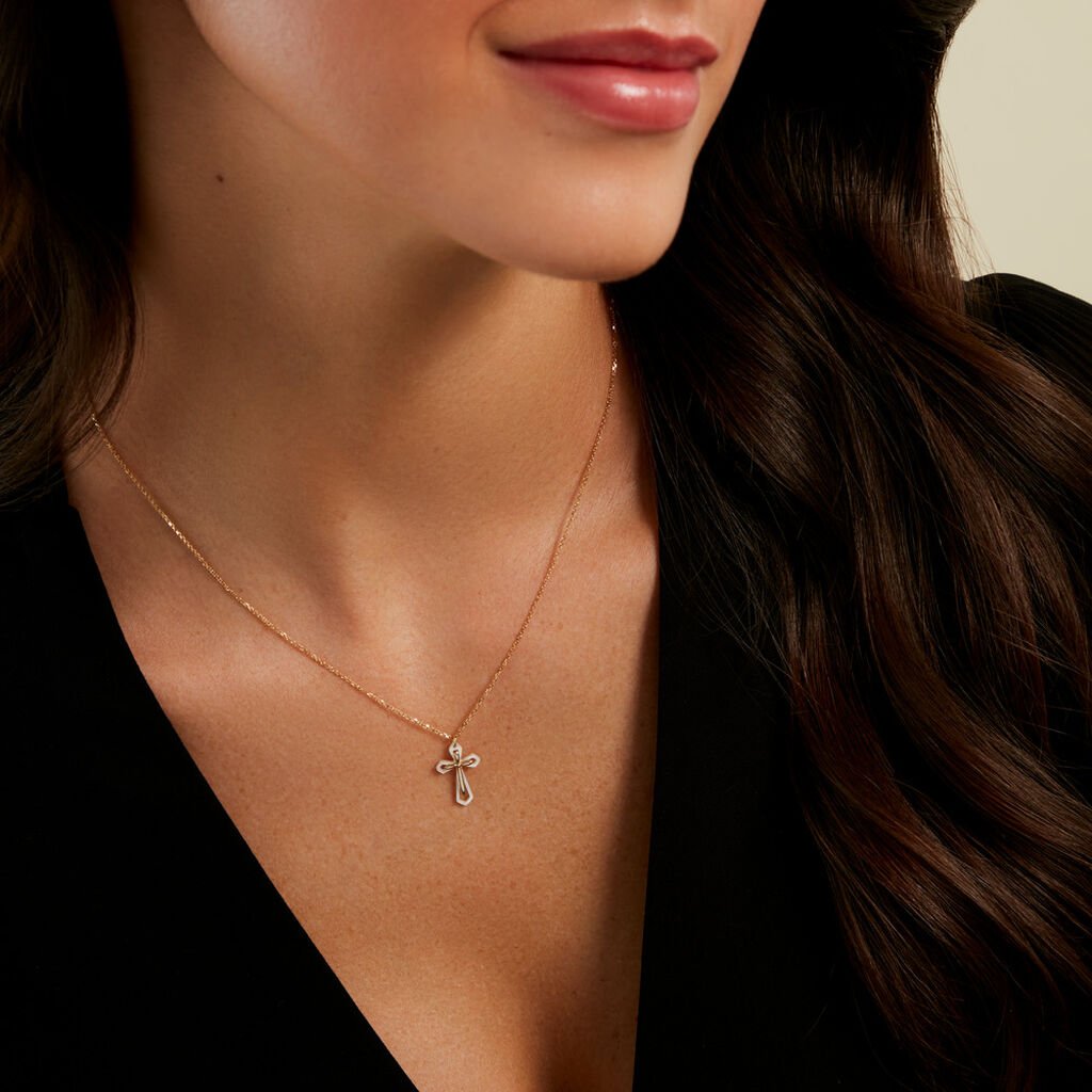 Collier Filep Or Jaune Nacre - F&ecirc;te des m&egrave;res Femme | Histoire d&rsquo;Or