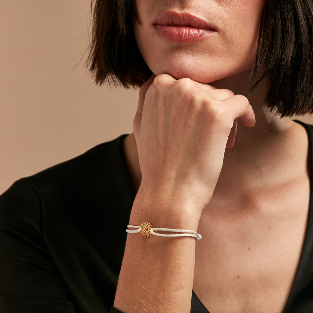 Bracelet Sylene Or Jaune - Bracelets cordon Femme | Histoire d’Or