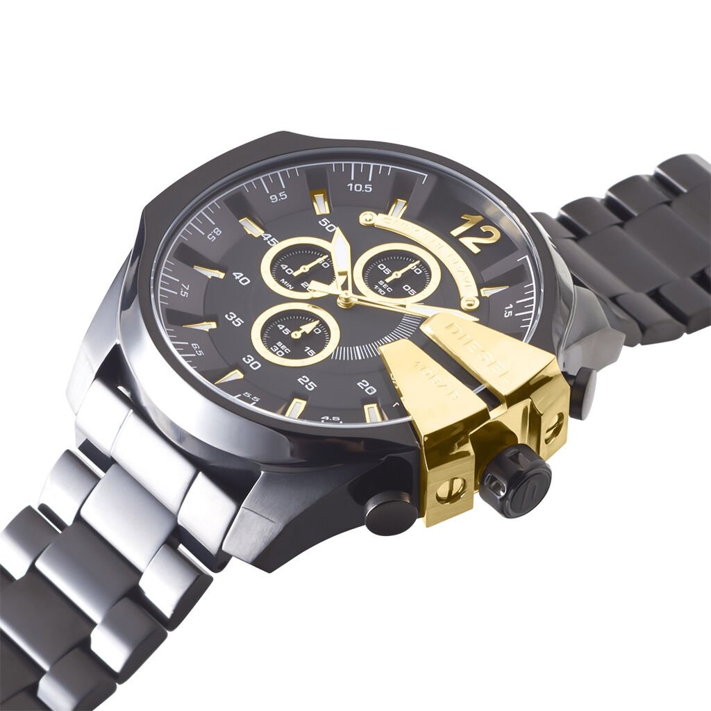 Montre Diesel Mega Chief Noir - Montres Homme | Histoire d’Or