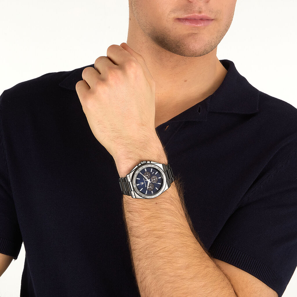 Montre Maserati Velocita Bleu - F&ecirc;te des p&egrave;res Homme | Histoire d&rsquo;Or