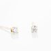 Boucles D'oreilles Puces Victoria Or Jaune Diamant - Clous d'oreilles Famille | Histoire d’Or