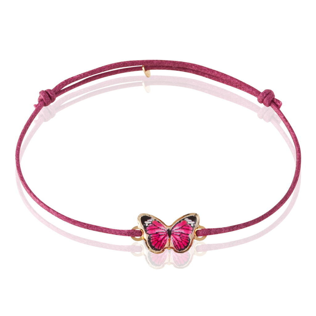 Bracelet Sulivia Papillon Or Jaune - Bracelets cordon Enfant | Histoire d’Or