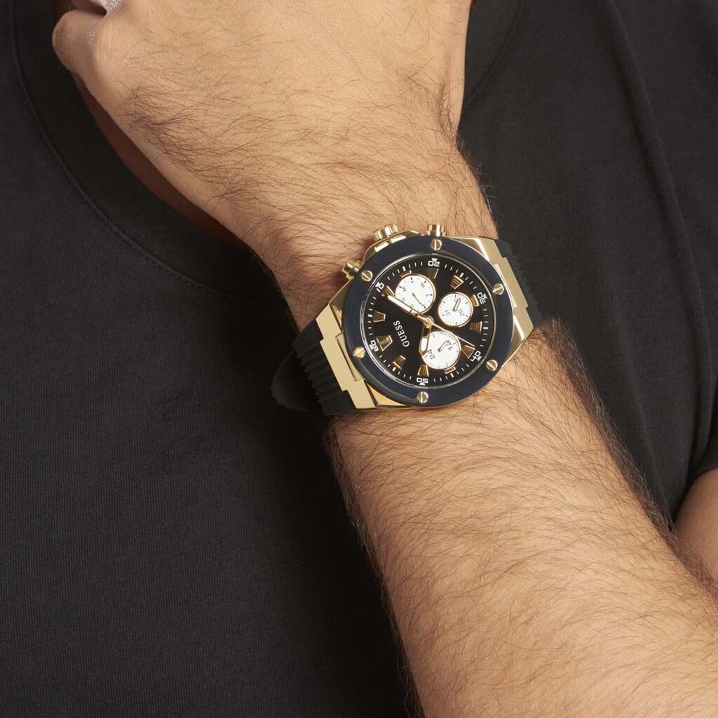Montre Guess Poseidon Noir - Montres Homme | Histoire d’Or